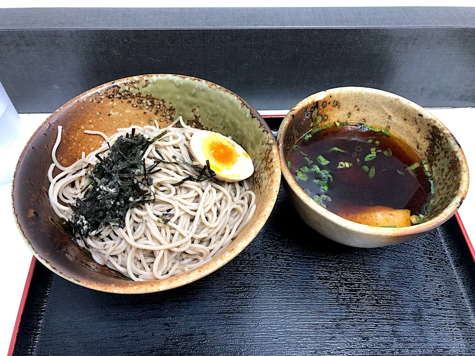 豚角煮ラー油辛つけそば|しのぶさん