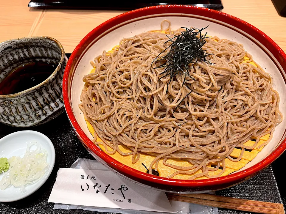 ざる蕎麦大盛り|マハロ菊池さん