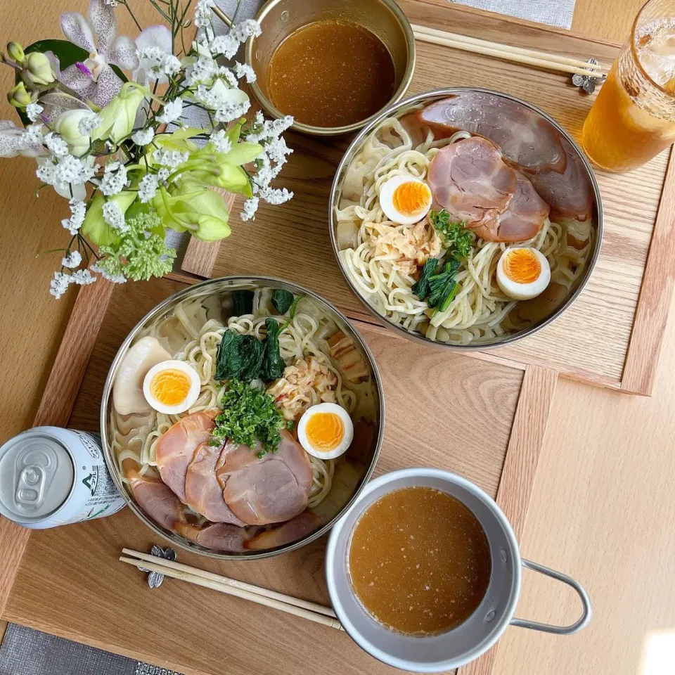 7/25❤︎休日ランチ🍃魚介醤油つけ麺|Makinsさん