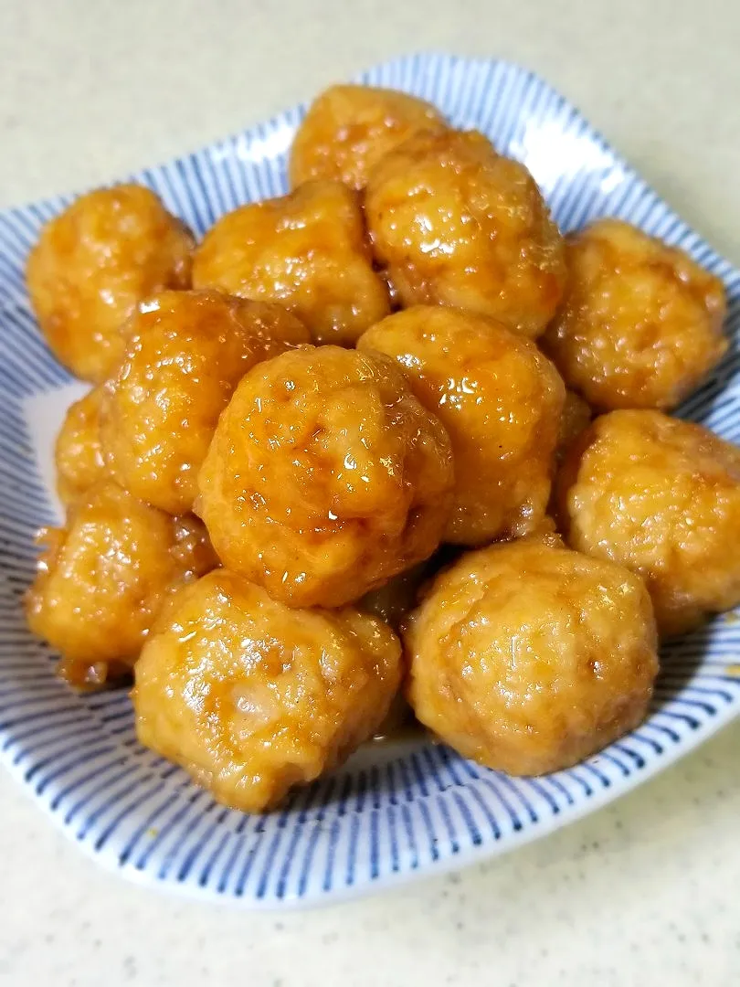 照り焼き肉だんご|ぱんだのままんさん