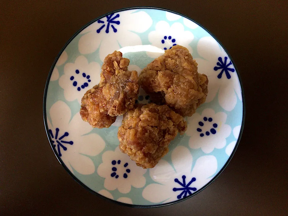 若鶏の竜田揚げ|ばーさんさん