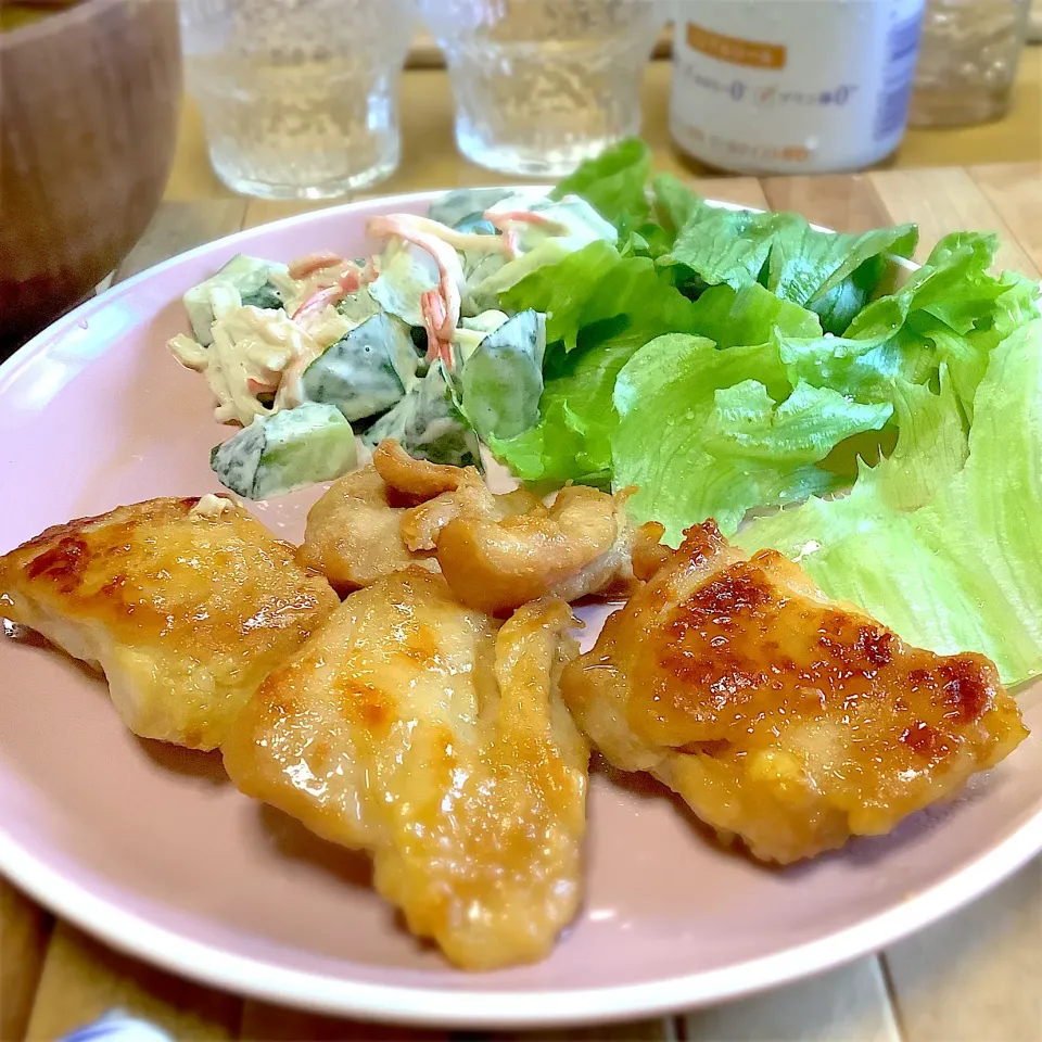 ごはん🍚にぴったりでした😋鶏の味噌漬け|みずはらさん