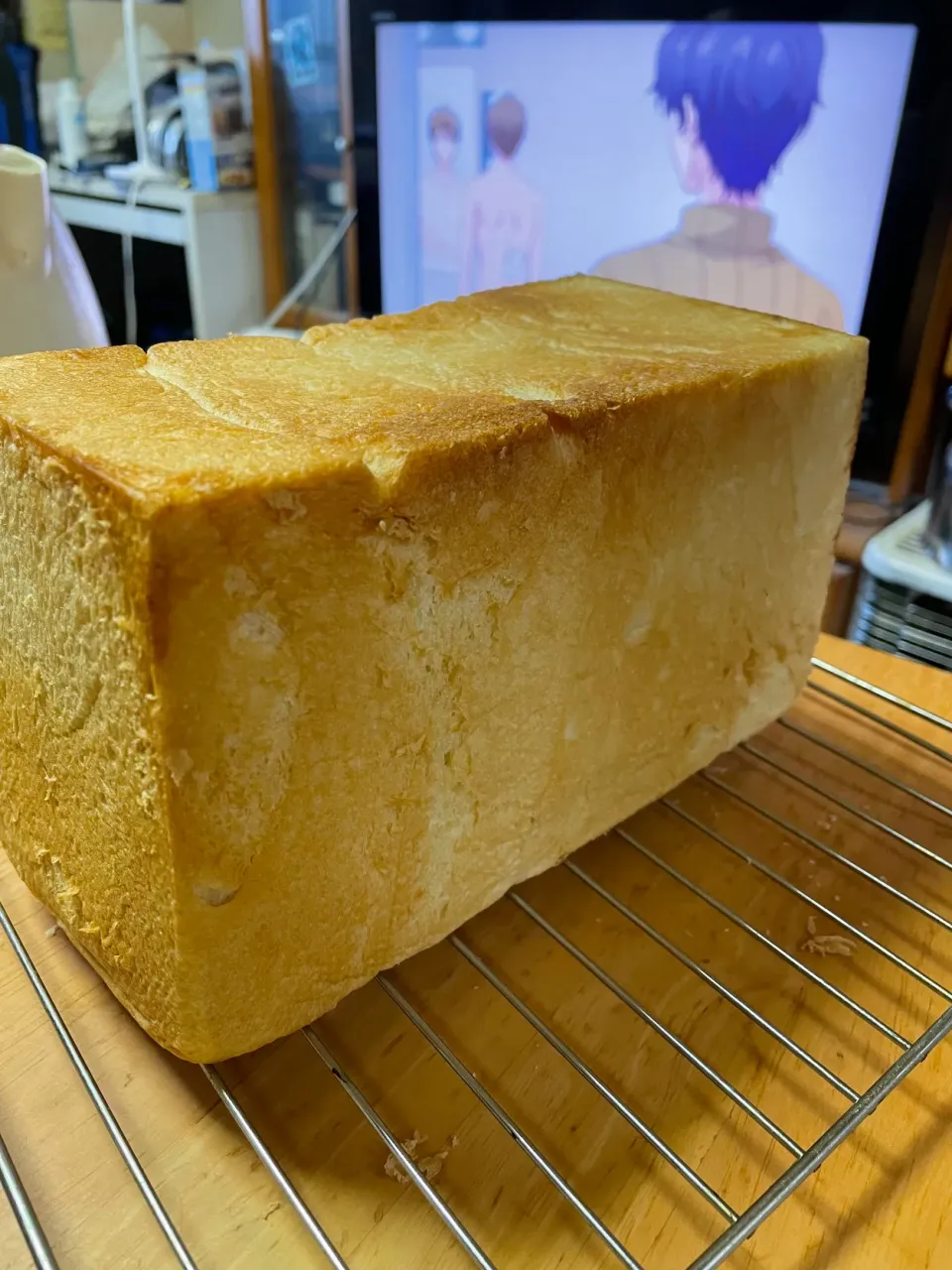 角食パン蜂蜜生クリーム入り🍯|ちこさん