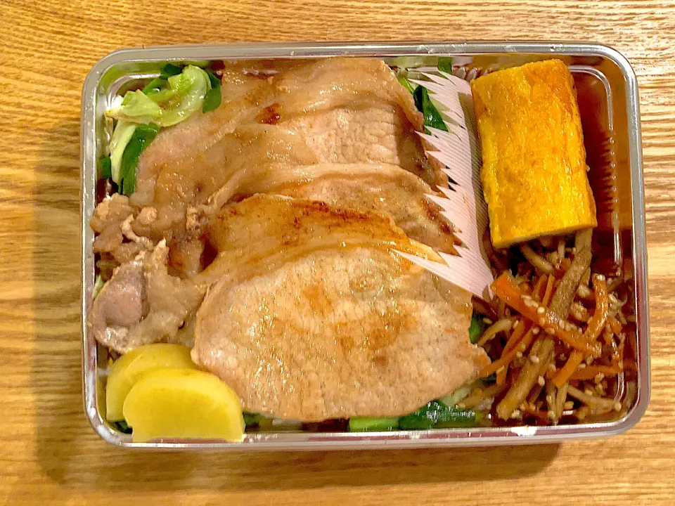 生姜焼き弁当|あぐりさん