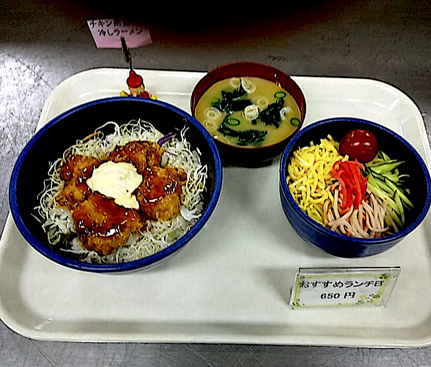 チキン南蛮丼・冷やしラーメンセット|nyama1さん