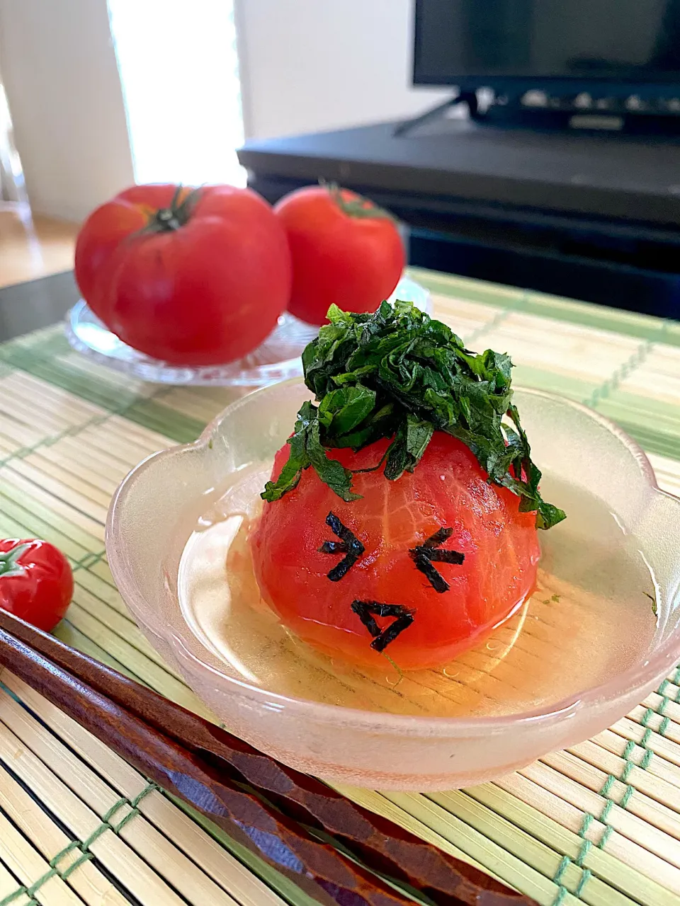 ゆかりさんの料理 ミディトマトのお浸し🍅|ゆかりさん