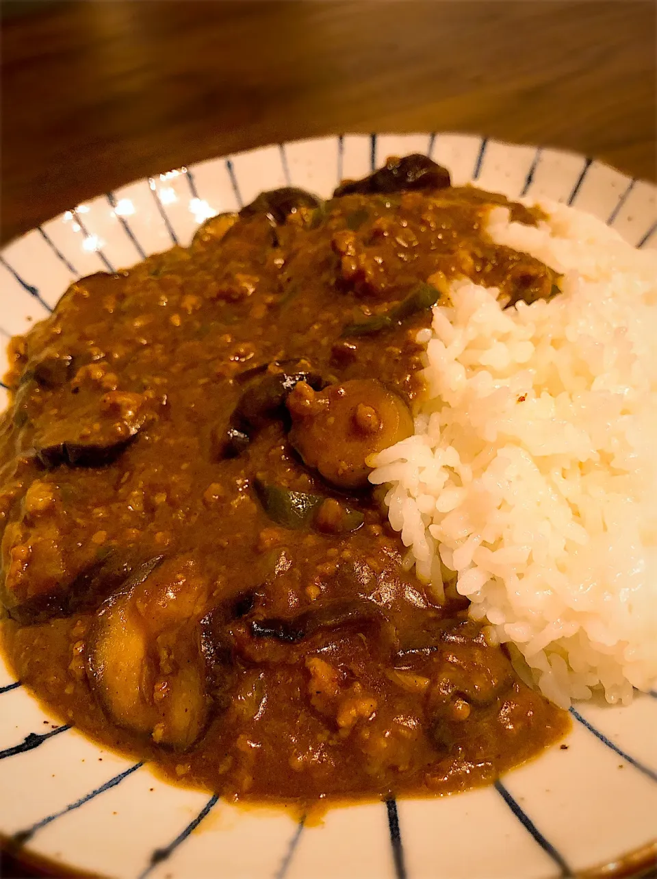 ナスとピーマンのキーマカレー！|kojikojiさん