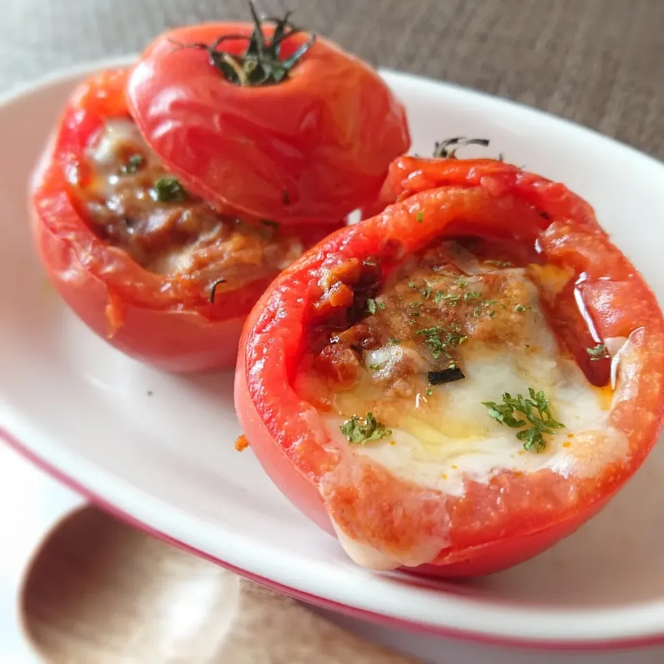 トマトカップのキーマカレー|ポトスさん