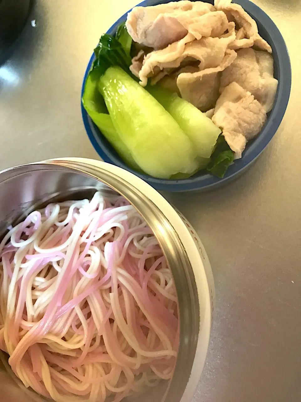 豚しゃぶぶっかけ素麺弁当|ちーさん