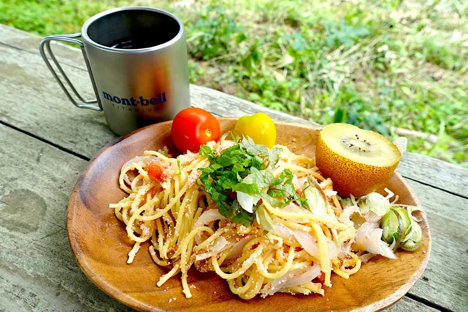 山ごはん　和風明太子パスタ|田中章さん