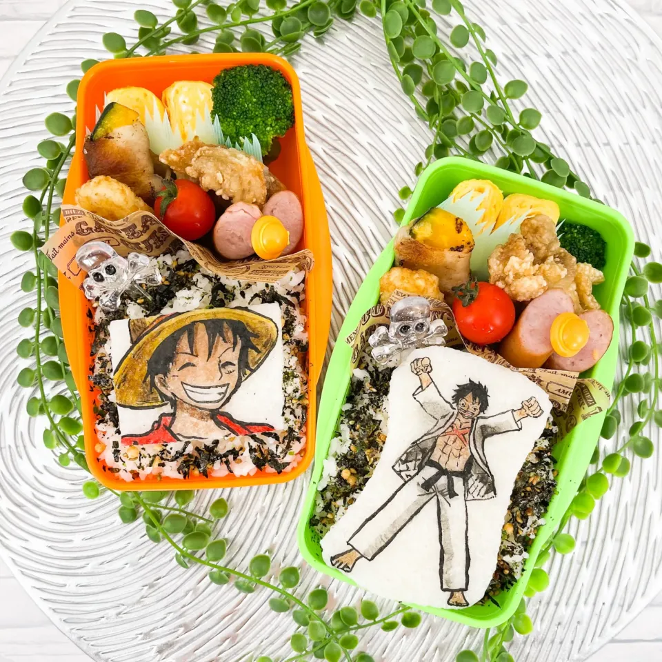 柔道着を着せちゃったシリーズ
柔道着の『ルフィ』弁当
ONE PIECE『モンキー・D・ルフィ』弁当|みんなのあねごさん