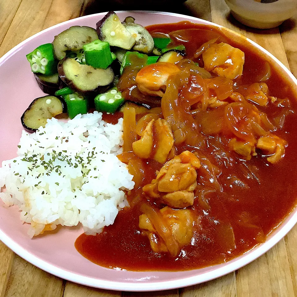 Snapdishの料理写真:特定原材料７品目不使用🍅完熟トマトのハヤシライスソース🍅|みずはらさん