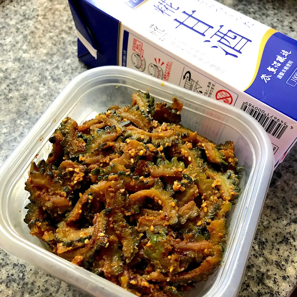 #vegan  麹甘酒でゴーヤの味噌佃煮|makiko_aさん