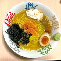 Snapdishの料理写真:冷やし茶漬けラーメン|草津の屋台　トタン家さん