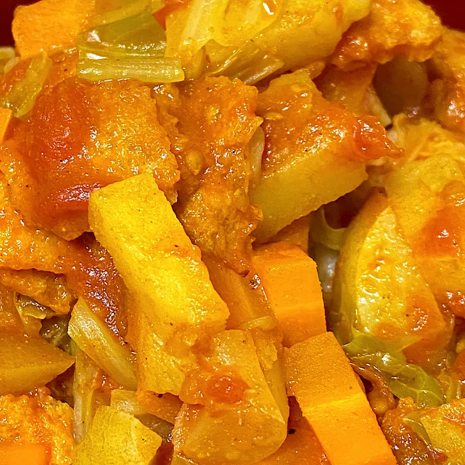 昨日のリメイクでカレー🍛南海あげ❌南関あげ⭕️|Makokoさん