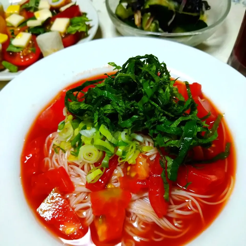 トマト素麺|うたかた。さん