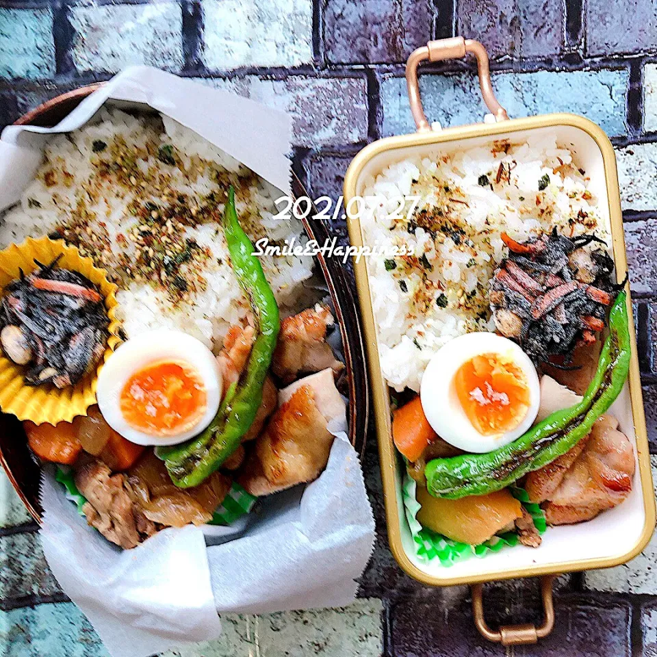 Snapdishの料理写真:2人弁当😁|Rie Naganoさん