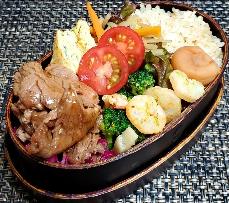 今日は　焼き肉弁当🍱|クッキングオヤジさん