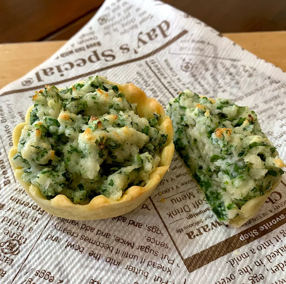 試作！マッシュポテトと卵白でお食事タルト！成功しました！次回仕事で使おう‼️卵白が余ったのでタルトを作りました！甘くないやつ！|ひかりさん