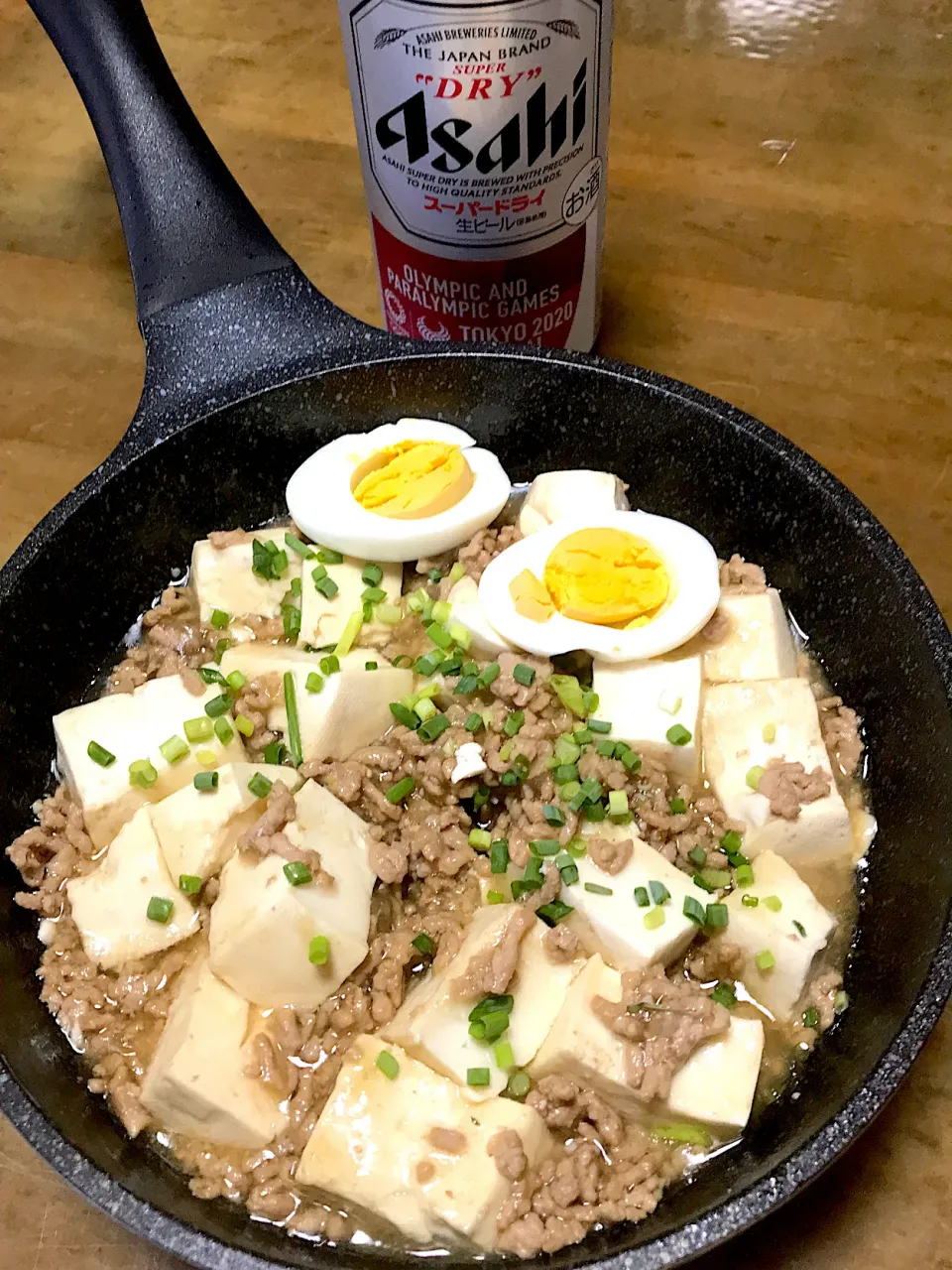 Snapdishの料理写真:豆腐とひき肉のあんかけ丼💖|Norio Fukudaさん