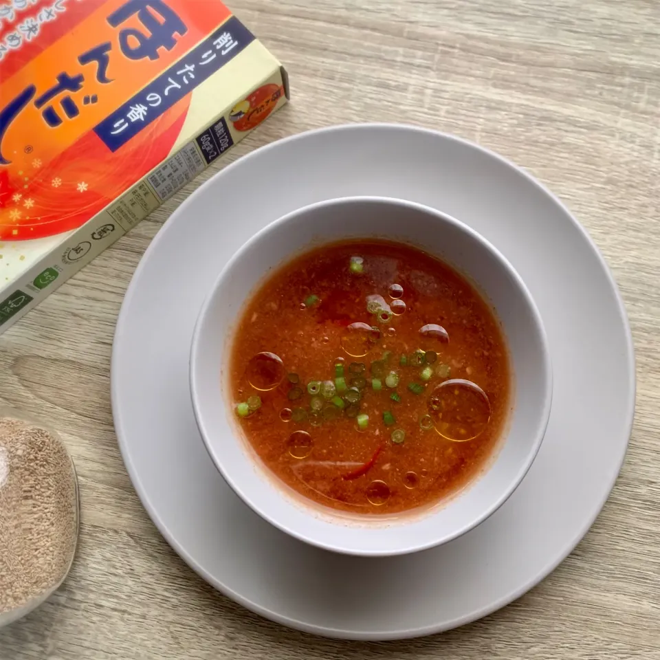 トマトのすり流し 味噌仕立て 火いらず|まる(丸大豆)さん