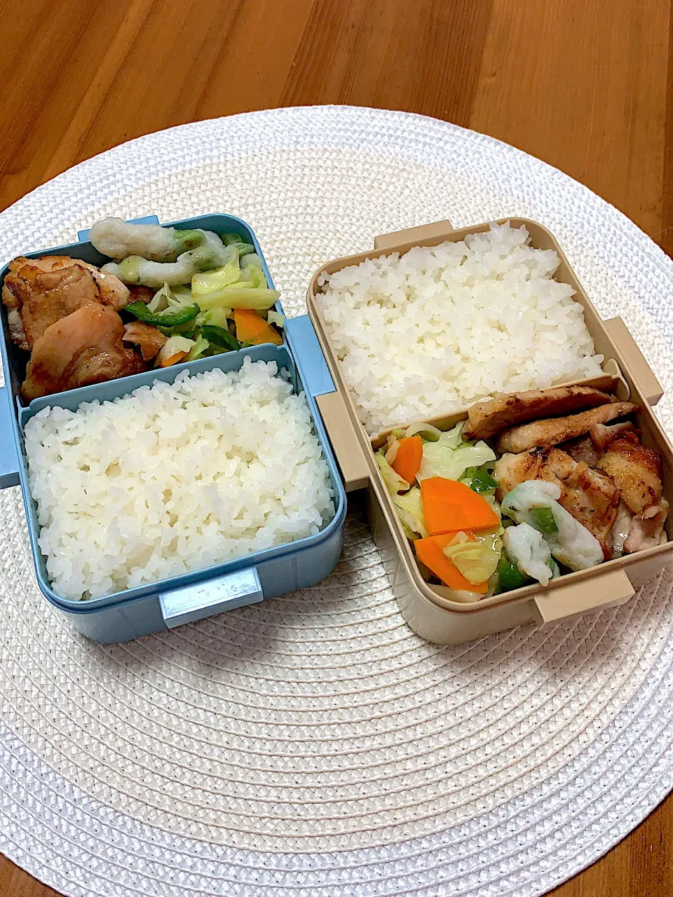 鳥グリル&豚味噌焼き弁当|Mzkさん