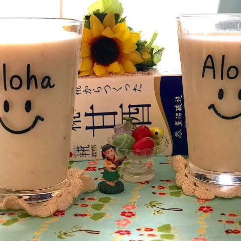 「甘酒ドリンク部」を使ってみたSnapdishの料理・レシピ写真:身体が喜ぶ🍎🍌🍊みっくちゅじゅうちゅ🍊🍎🍌