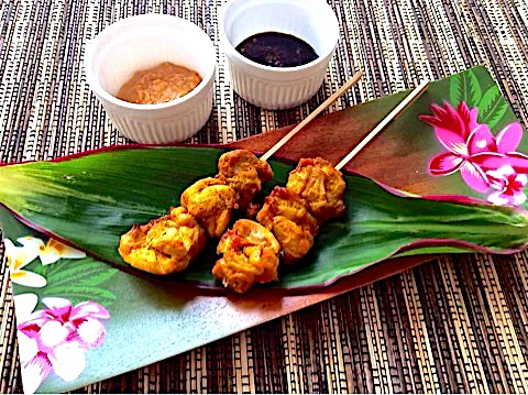 漬け込んで焼くだけ♡タイの焼き鳥『ガイヤーン』|ココキッチンさん