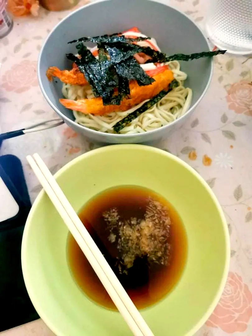 Saru ramen added fried shrimp for brunch.|BakeFreshOvenさん