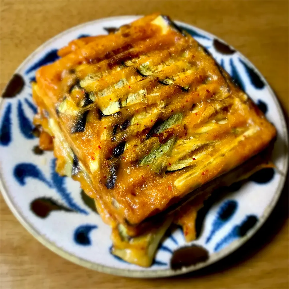 茄子のじり焼きキムチイン|deekay71さん