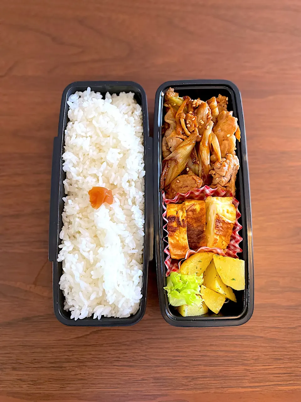 Snapdishの料理写真:お父さんのお弁当🍙|みーぬさん