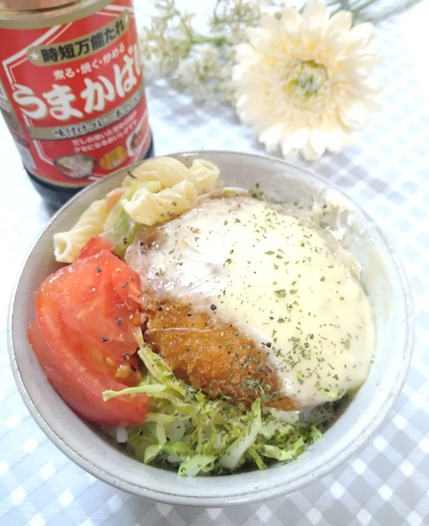 Snapdishの料理写真:チーズコロッケ丼 ◡̈⋆|fumi ◡̈⋆さん