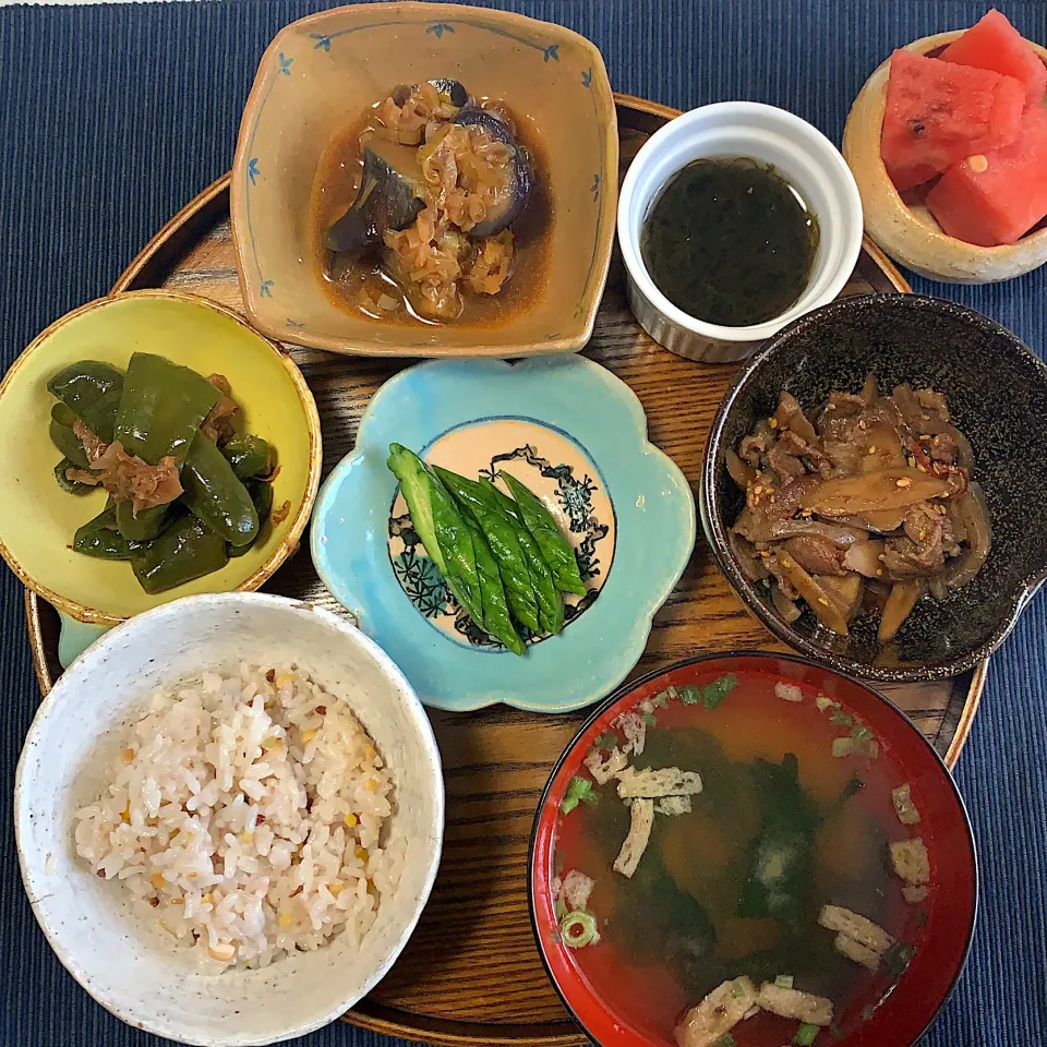 Snapdishの料理写真:お惣菜ランチ定食|Yochipyさん