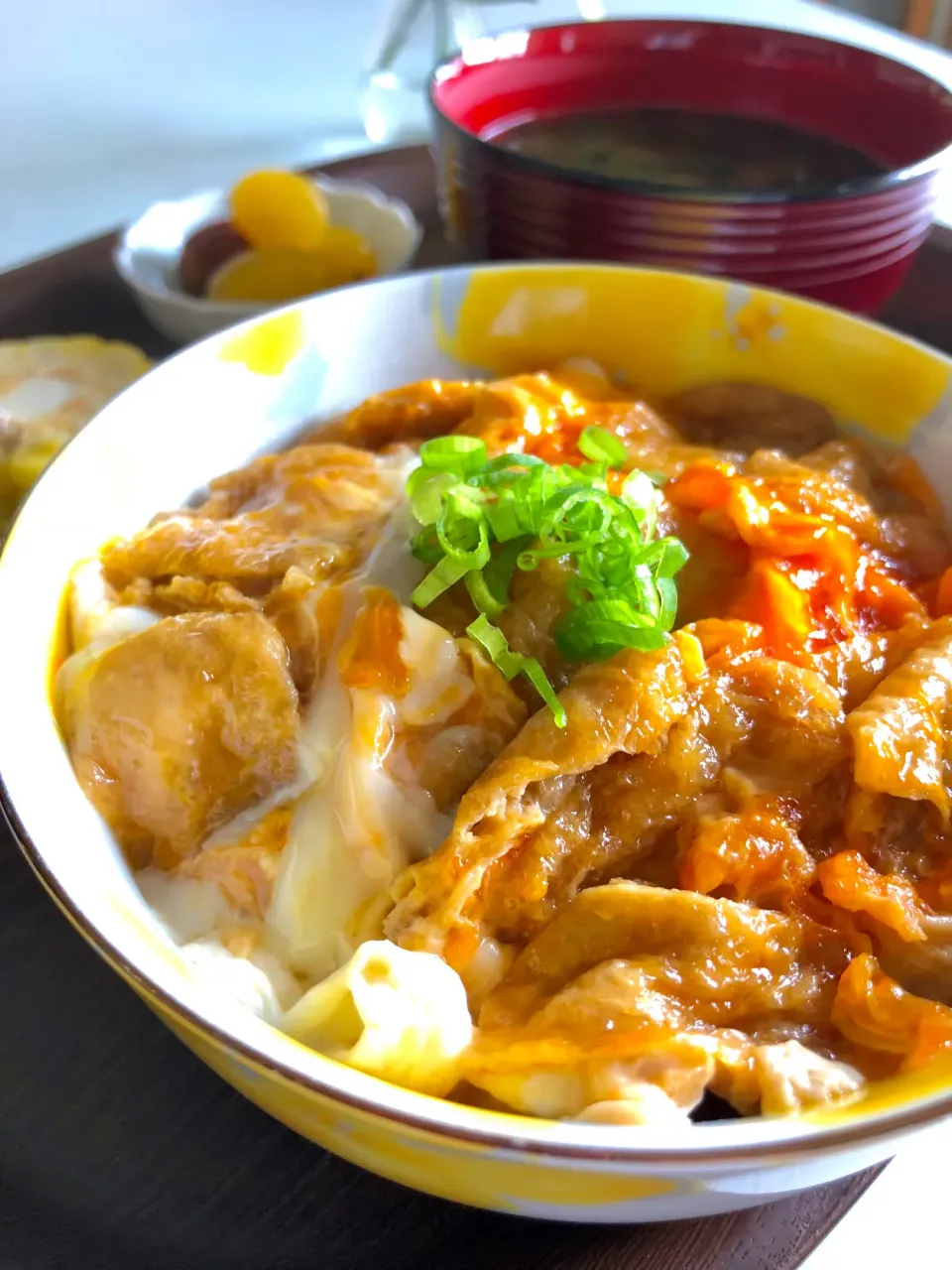 油揚げの卵とじ丼|よしこさん