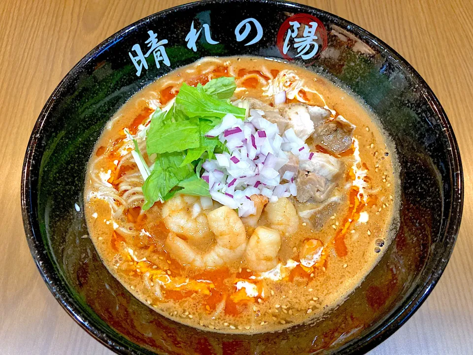 Snapdishの料理写真:アメリケーヌ坦々麺|晴れの陽さん