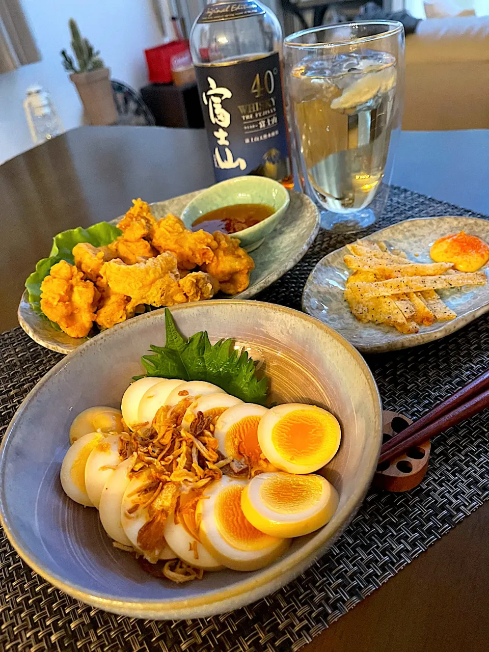 うまかばいの味玉と晩酌セット|ナガマンさん