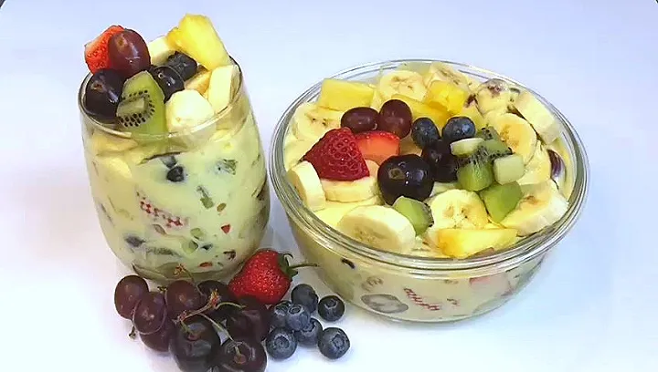 Custard CheeseCake Fruit Salad|MKVさん