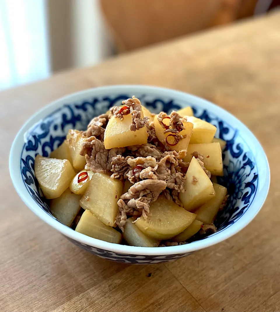 豚肉と大根の甘辛煮|acoさん