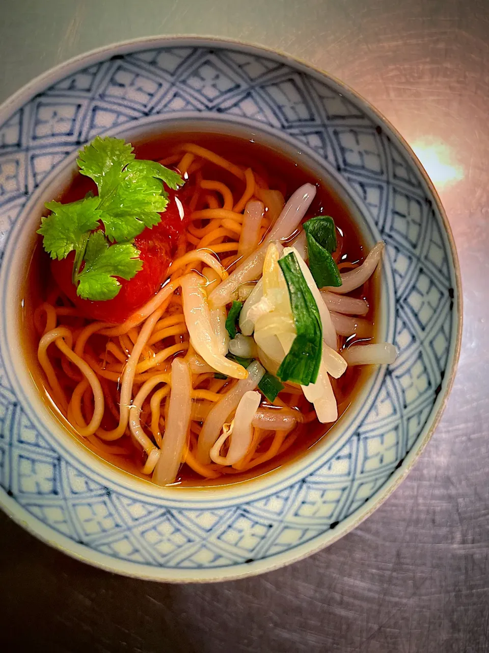 冷やし黒酢の酸辣湯麺|鬼崎翔大さん