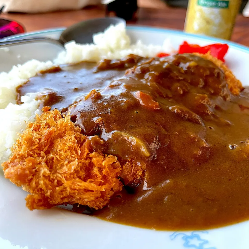 カツカレー@海の家 末広(葉山町)|塩豚骨さん