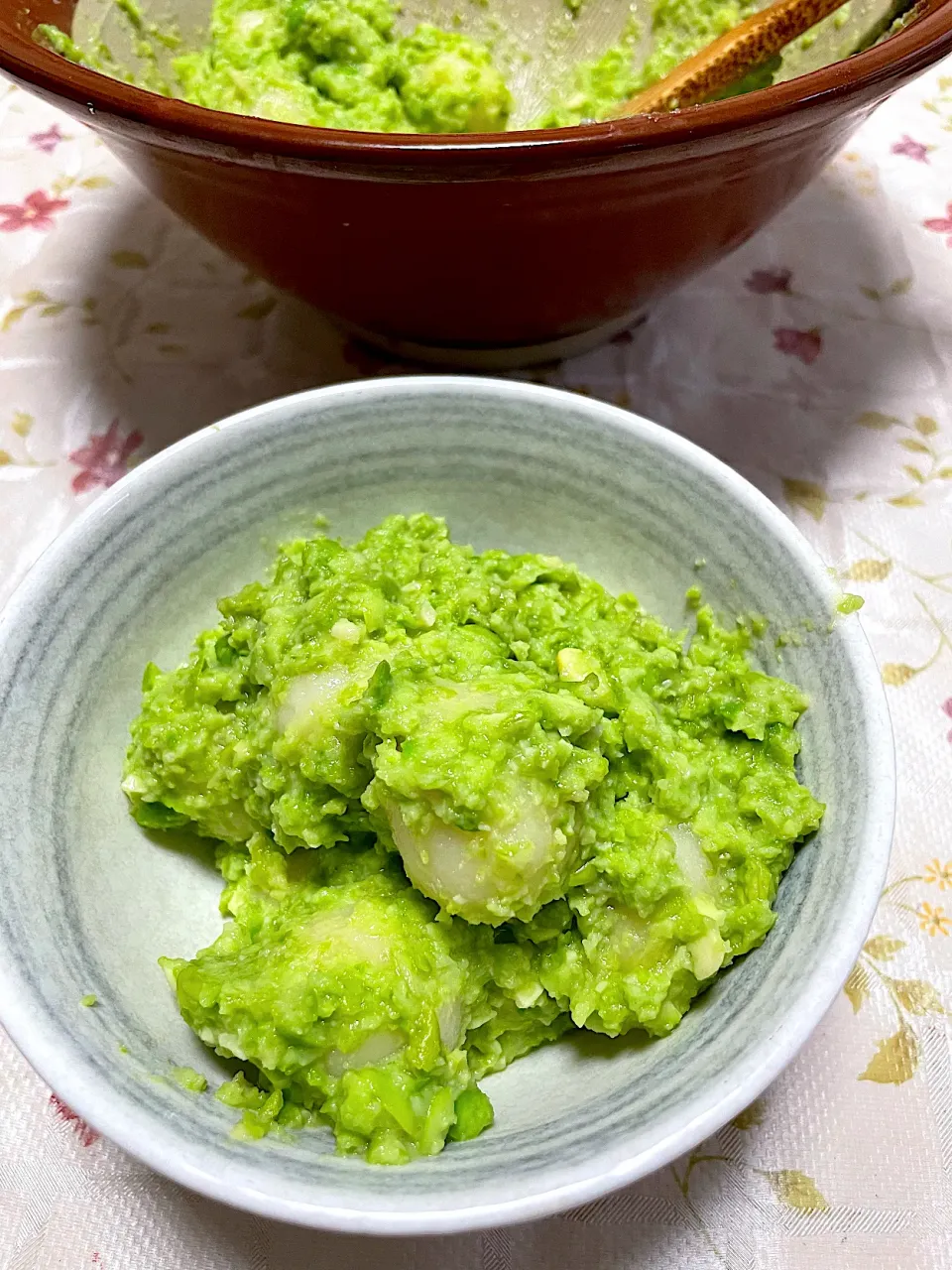 Snapdishの料理写真:枝豆でずんだ団子|つるひめさん