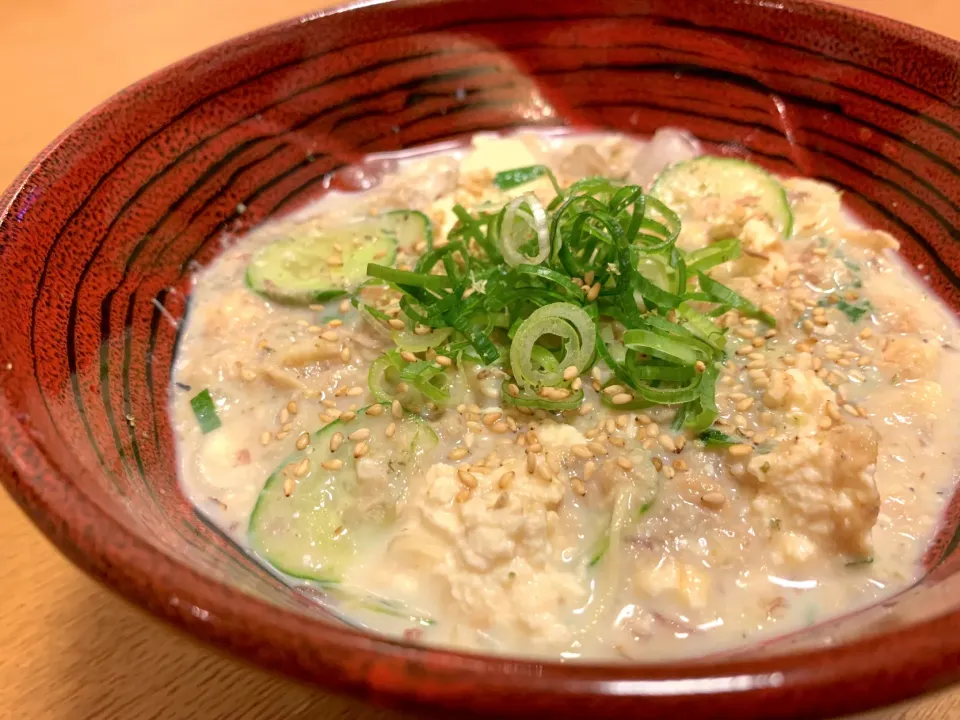 鯖缶豆乳冷汁そうめん|半田手延べそうめんの店 阿波や壱兆さん