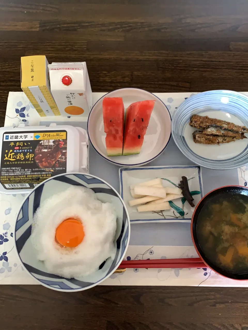 夏の卵かけご飯、お家定食✨✨|tamemitiさん