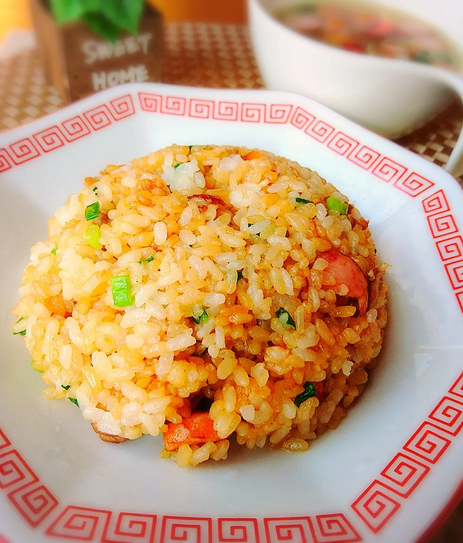 パパ作焦がしにんにく醤油炒飯|ポコさん