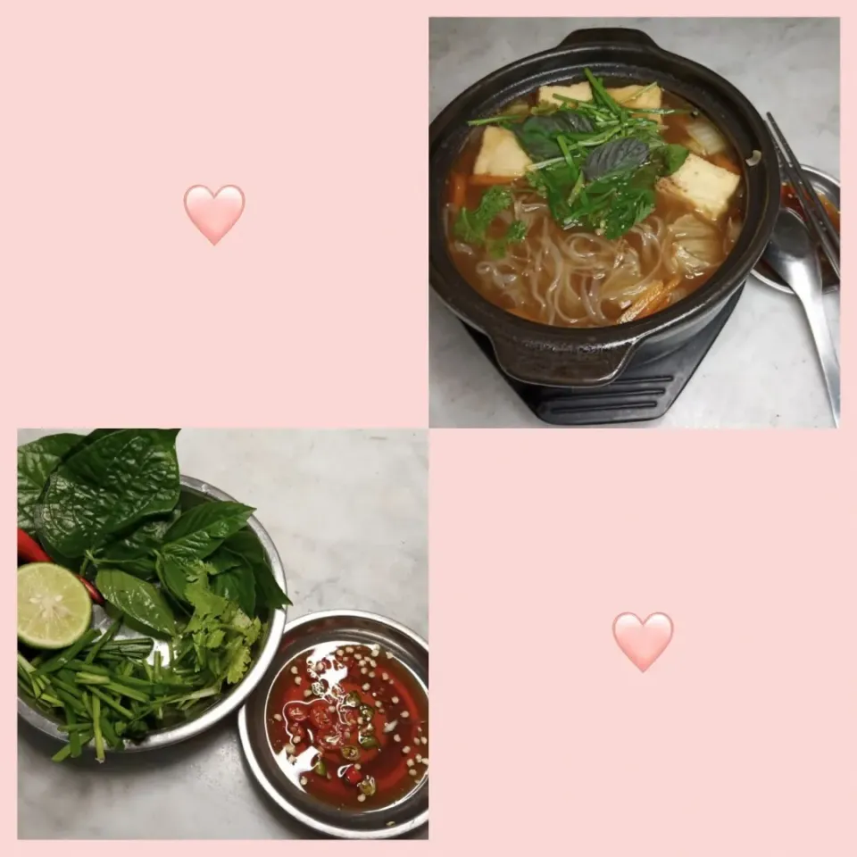 Vegan Vietnamese Pho with Salad.|Priyamayaさん