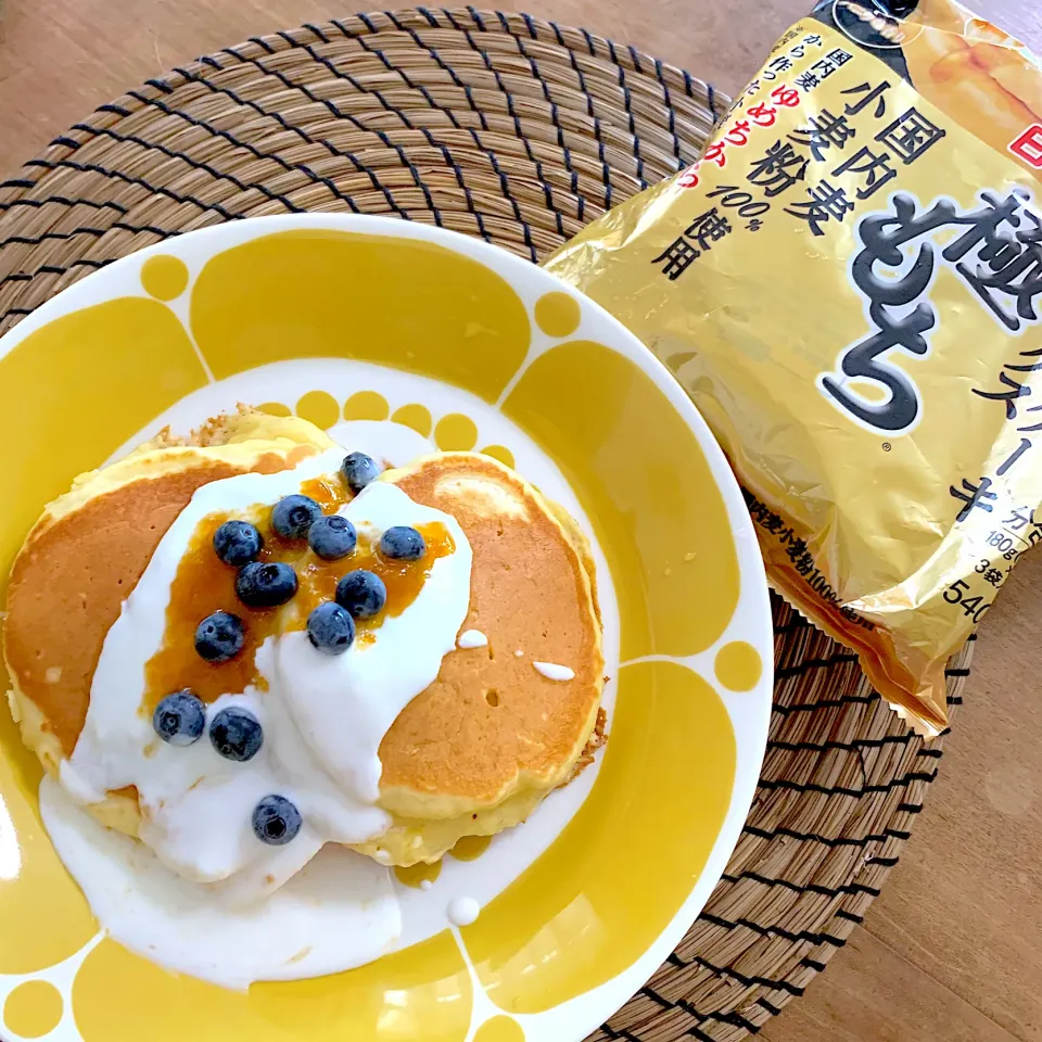 休日のランチ　ホットケーキ🥞|うゆさん