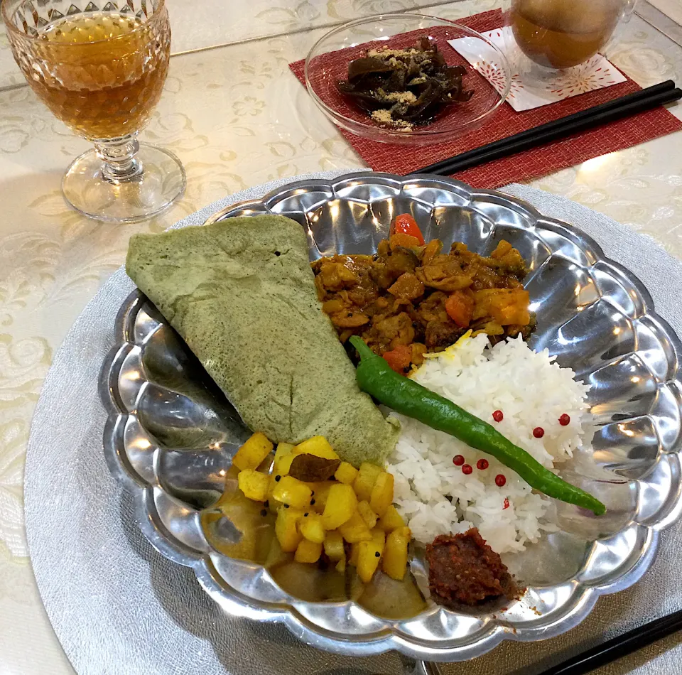 Snapdishの料理写真:薬膳カレー＆南インド料理|akazawa3さん