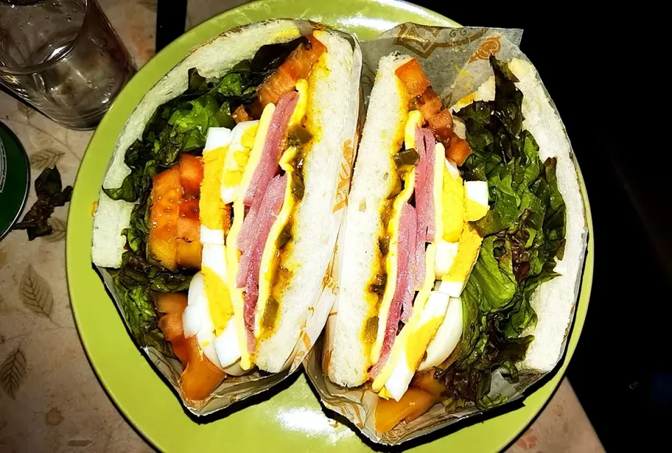 Egg ham cheese​ sandwich​|Bake.fresh.oven​さん