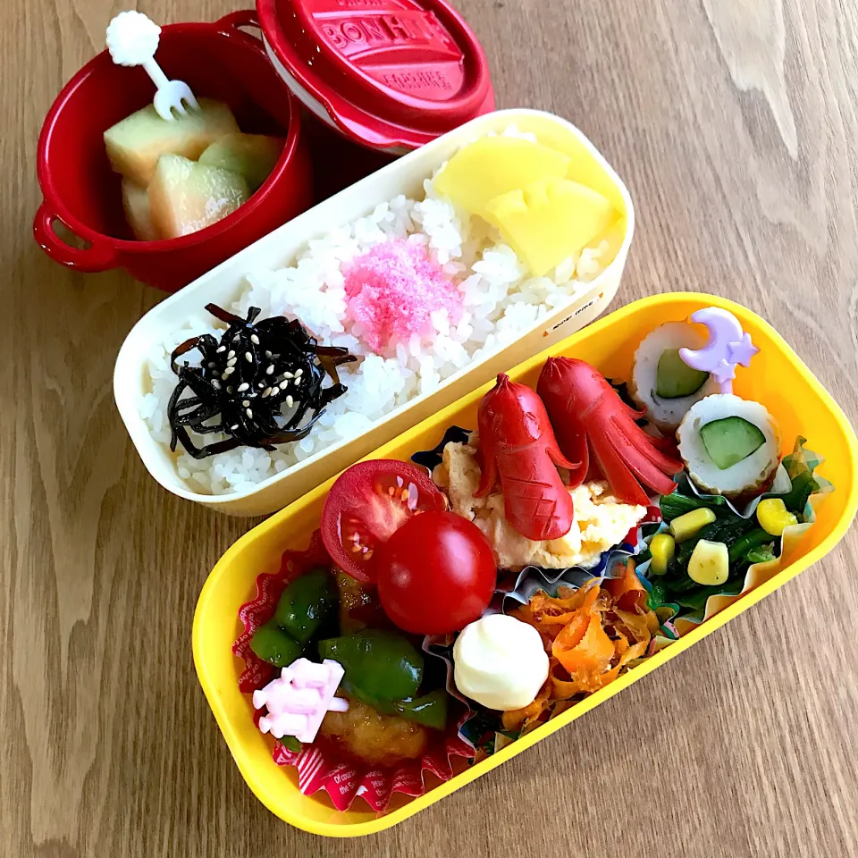 小4女子の学童弁当🍙|ちぃさん