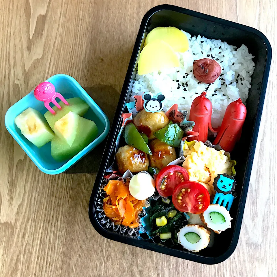 小1男子の学童弁当🍙|ちぃさん